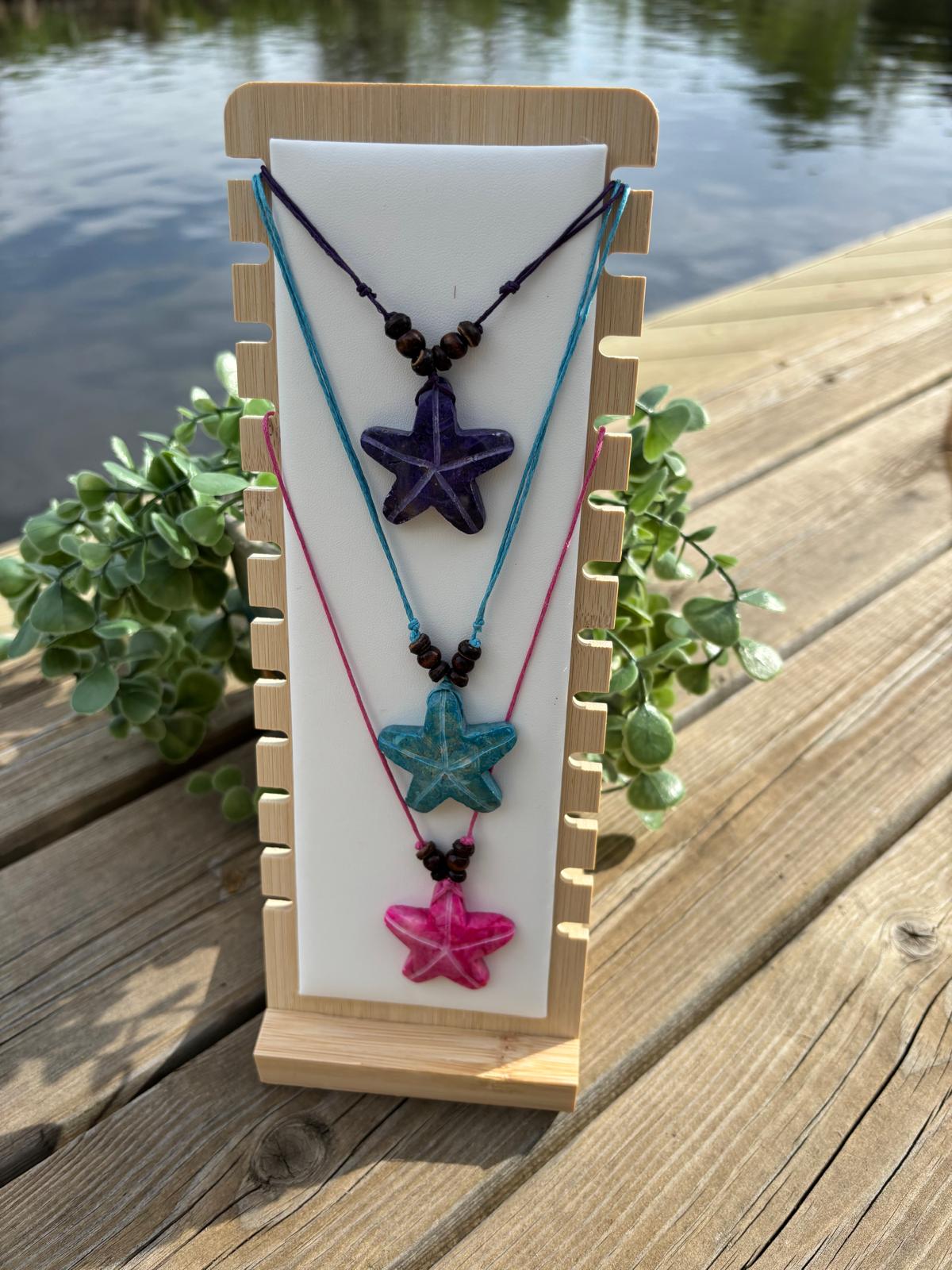 Stone Starfish Necklace