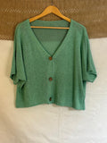 Cotton Short Cardigan