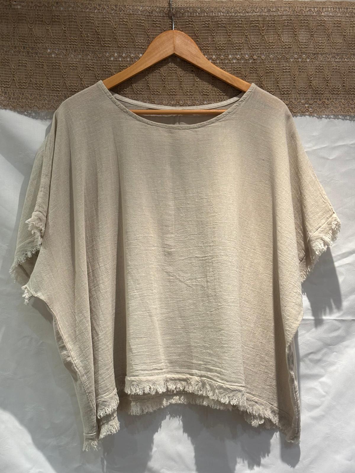 Round Neck Cotton Top