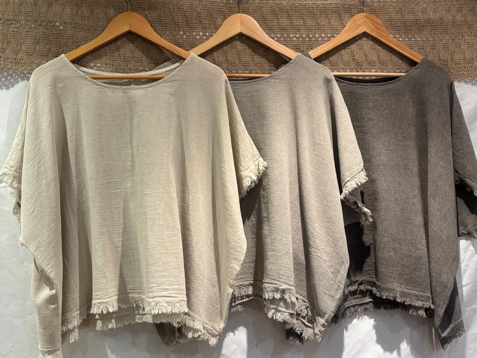 Round Neck Cotton Top
