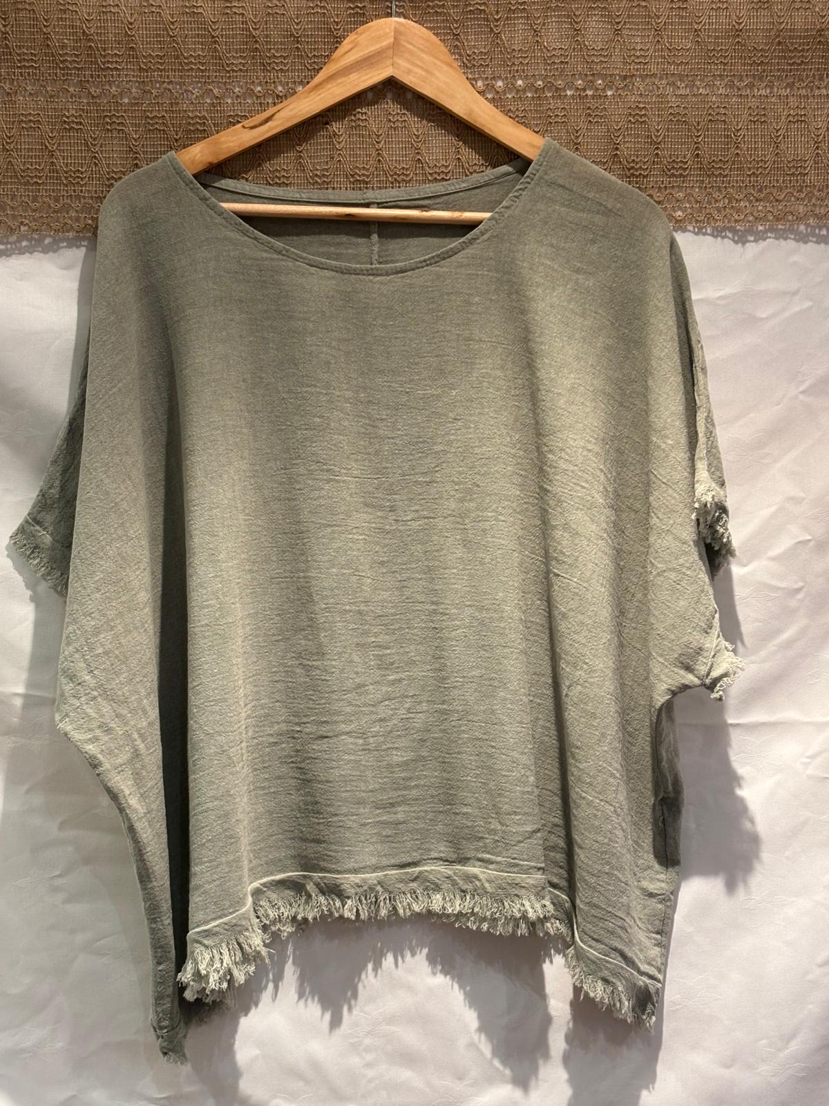 Round Neck Cotton Top