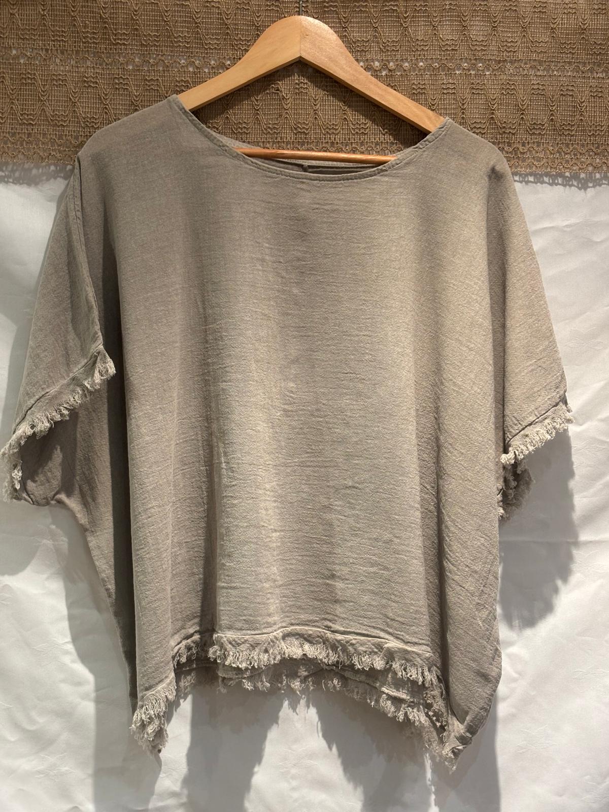 Round Neck Cotton Top