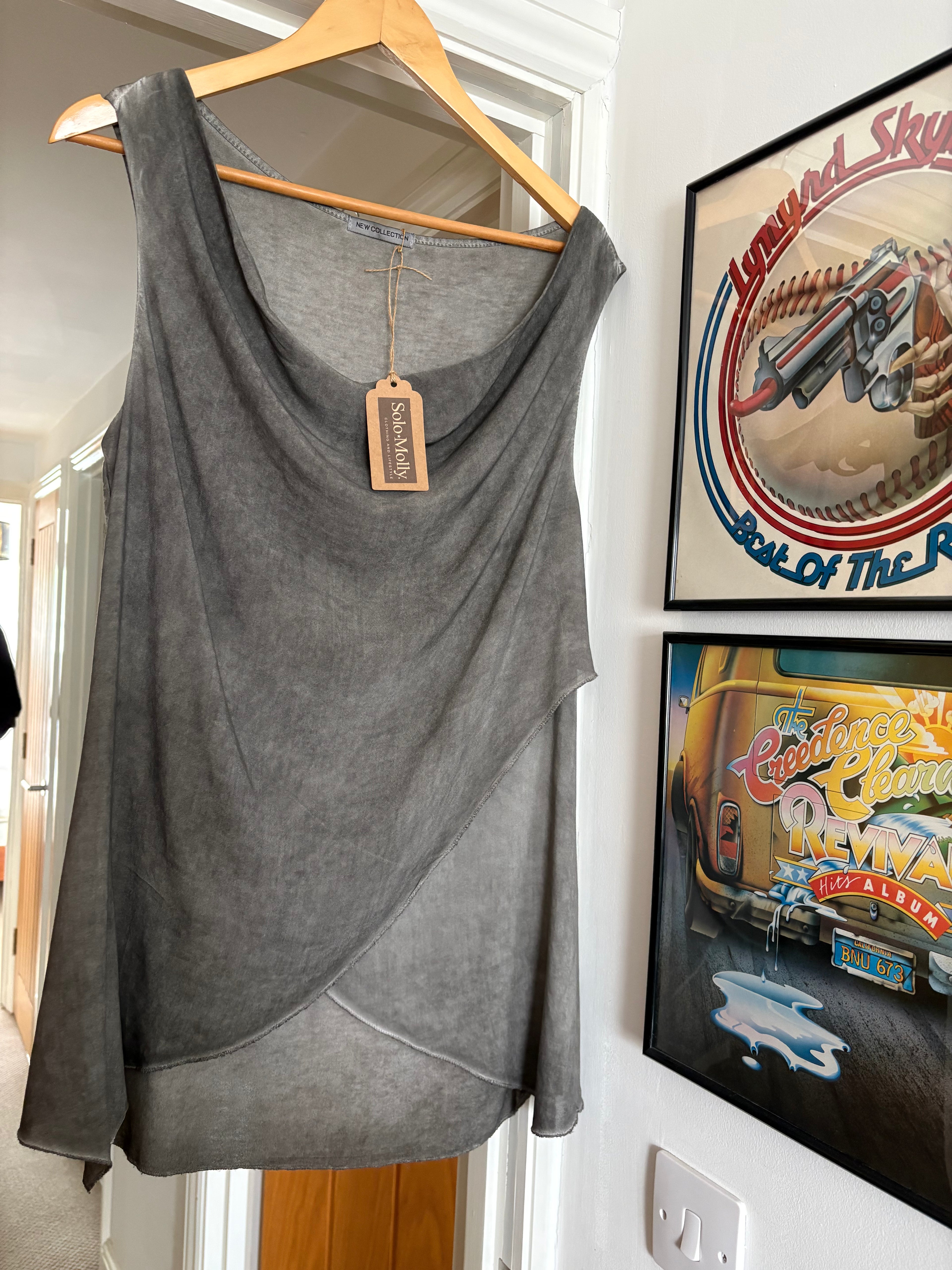 Cowl Neck Evening Top